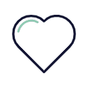 Heart icon. Icon by Lordicon.com